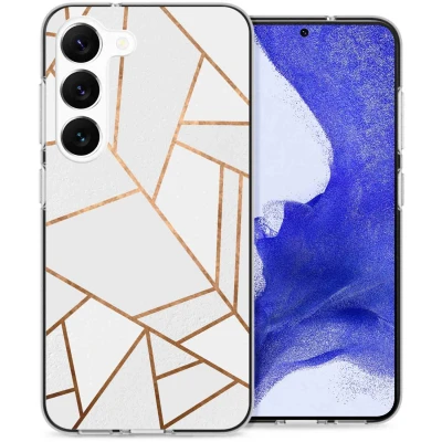 Afbeelding van Samsung Galaxy S23 Plus Hoesje Siliconen en TPU (zacht) iMoshion Softcase/Backcover Wit Telefoonhoesje