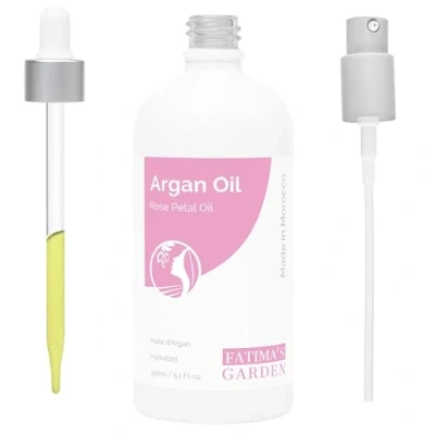 Afbeelding van Fatima&#039;s Garden Arganolie met Rozenblaadjes Biologische Anti Aging Vochtinbrenger, 150ml