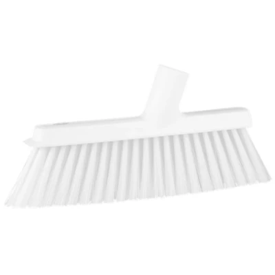 Afbeelding van Vikan Stofblikken met Lange Steel Hygiene Medium Veger voor Stofblik 250 mm Wit
