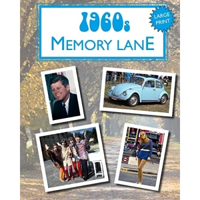 Afbeelding van 1960s Memory Lane: large print book for dementia patients