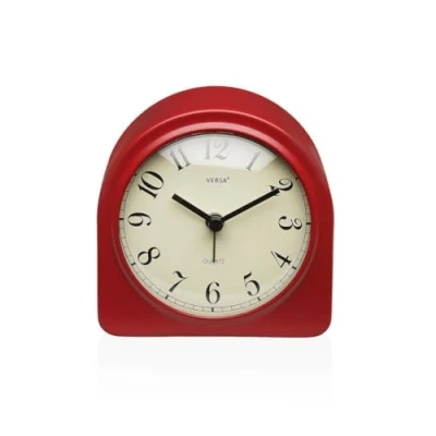Afbeelding van Bordsklocka Versa Luxa Rood Plastic 5,8 x 10 cm
