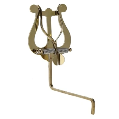 Afbeelding van GEWA 730525 Medium statief voor saxofoon, 2 duwers, in messing, 1 stuk
