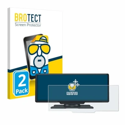 Afbeelding van BROTECT (2 Stuks) Antireflecterende Beschermfolie voor Lamto 9.26&quot; wireless carplay Anti Glare Screen Protector, Mat, Ontspiegelend