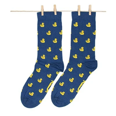 Afbeelding van Roits Sokken Eendjes Blauw Heren en Dames Grappige Originele Kleurrijke Premium Socks Funny Happy Men Women Geschenk (36 40)