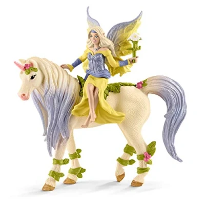 Afbeelding van schleich BAYALA Sera met bloemeneenhoorn Speelfiguur Kinderspeelgoed voor Jongens en Meisjes 5 tot 12 jaar 70565