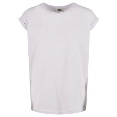 Afbeelding van Urban Classics Extended Shoulder TEE Tshirt basic, Dames, Maat: XS, Softlilac