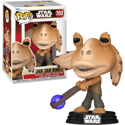 Afbeelding van Star Wars The Phantom Menace 25th Anniversary Funko Pop Vinyl: Jar Binks with Booma Balls