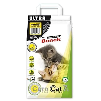 Afbeelding van 7l Super Benek Corn Cat Ultra Natural kattenbakvulling