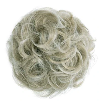 Afbeelding van CAISHA XL Haarstukje Haarwokkel Bruids Kapsel Opgestoken Volumineus Gekruld Knoet Lichtblond G12E