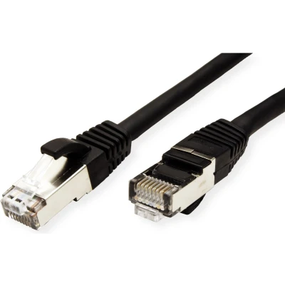 Afbeelding van VALUE Patchkabel Cat.6 (Class E) S/FTP (PiMF), LS0H, zwart, 10 m