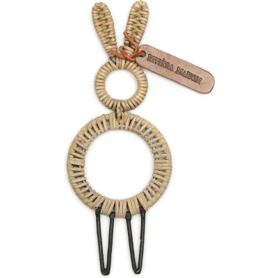 Afbeelding van Riviera Maison Rustic Rattan Easter Bunny Deco S Pitriet Naturel 7.0x1.0x19.0 cm