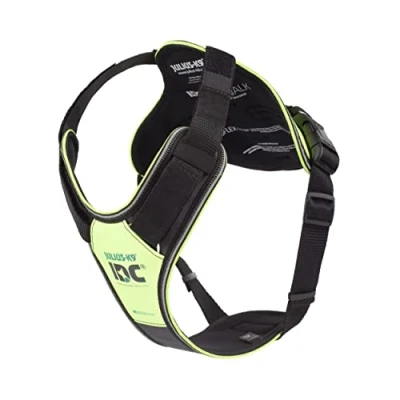 Afbeelding van Julius K9 Idc Hondentuig Longwalk Neon Geel / Grijs MAAT XL Buikomvang 70 96 cm Nekomvang 50 Gewicht hond 20 28 kg