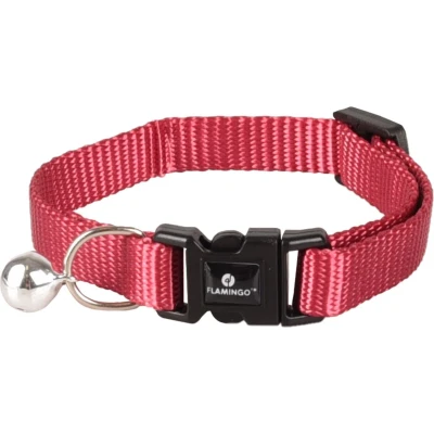 Afbeelding van Kittenhalsband Ziggi Kersenrood 15 22 cm x 10 mm