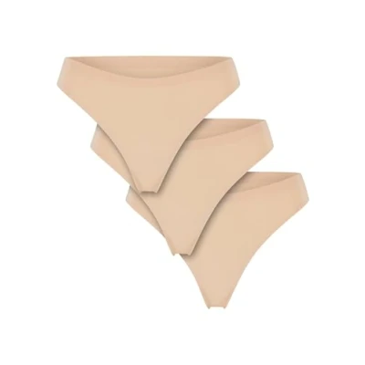 Afbeelding van Urban Classics Bonded 3PACK String, Dames, Maat: Medium, nude