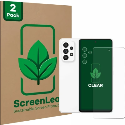 Afbeelding van ScreenLeaf Screenprotector voor Samsung Galaxy A53 5G (Voor+Camera) Duurzame schermbescherming Folie Beschermfolie transparant (2 Stuks)
