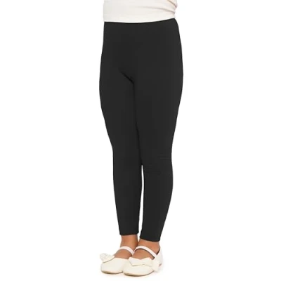Afbeelding van Merry Style MS MS10 225 LE new Meisjes Leggings Sport Vrijetijdsbroek Lang Katoen Sportbroek Zwart 122