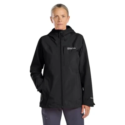 Afbeelding van Jack Wolfskin Tempest Outdoorjas, Dames, Maat: Large, Black