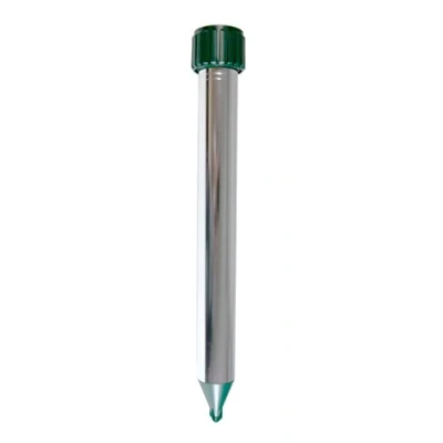 Afbeelding van Windhager 02130 Woelmuizen &amp; mollenverjager, aluminium, woelmuizenverjager, mollenverdrijver, slagenafweer, hagedissenafweer, werkingsbereik ca. 800 m²