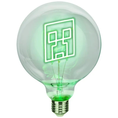 Afbeelding van Minecraft neon LED bulb Creeper Decoratieve lamp