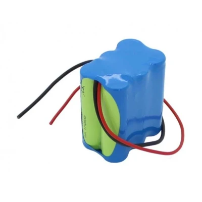 Afbeelding van Noodverlichting batterij NiMH 7.2V 1800mAh F2x3 Mignon AA met 200 mm kabel aan één zijde