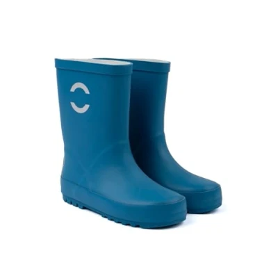 Afbeelding van Mikk line Rubberlaarzen voor kinderen, gevoerde regenlaarzen waterdichte rubberlaarzen, regenschoenen en kinderlaarzen, blauw, 37 EU