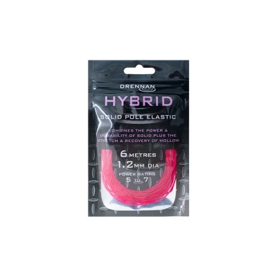 Afbeelding van Drennan Hybrid Solid Pole Elastic (6m) Maat : 1.2mm Pink