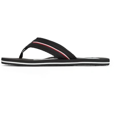 Afbeelding van TOMMY HILFIGER Heren CORPORATE BEACH SANDAL slippers, zwart (zwart), 6.5 UK, Zwart, 40 EU