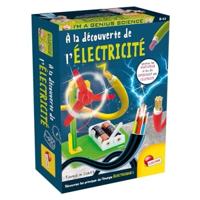 Afbeelding van Lisciani I&#039;m A Genius ontdek elektriciteit voor kinderen vanaf 8 jaar set wetenschappelijke experimenten maak een ventilator experimenteer met statische gemaakt in Italië