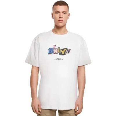 Afbeelding van Upscale by Mister Tee Brklyn Tshirt print, Heren, Maat: XXL, White