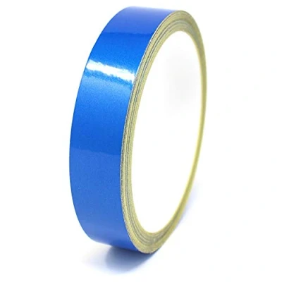 Afbeelding van 10 Meter Reflecterend Decoratieve Strips Auto Motorfiets Boot Modelbouw Finest Folia Side zelfklevende waterdicht (12mm breedte, blauw)