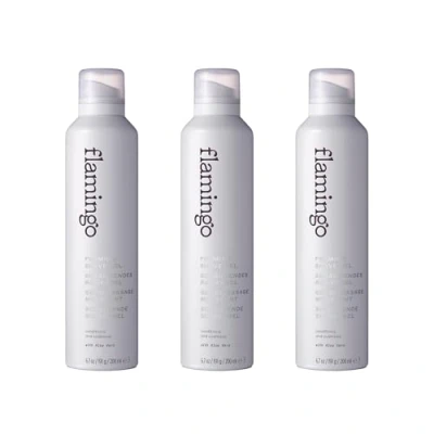 Afbeelding van Flamingo scheergel Schuimende met aloë vera verrijkte formule verpakking van 3 (200 ml)