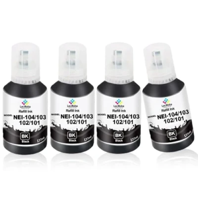 Afbeelding van LeciRoba E 104 voor epson 103 102 Ecotank Multipack use with ET 2710 2711 2712 2714 2715 2720 2721 2726 2810 2815 28 20