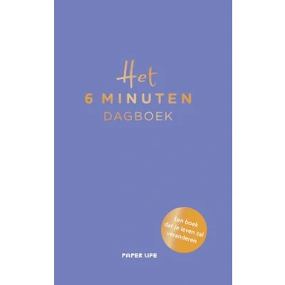 Afbeelding van Het 6 minuten dagboek paarse editie