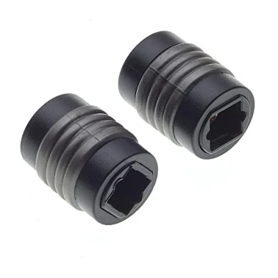 Afbeelding van Optische TOS Naar adapter, Pak Van 2 TOSLINK Koppeling, Vrouw Verbinder, Socket Adapter Voor Audiokabel Kabels