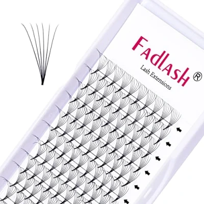 Afbeelding van Russische Volume 6D 0.07mm C Curl 12mm Lengte Premade Wimper Wimperverlengingen Lash Extensions