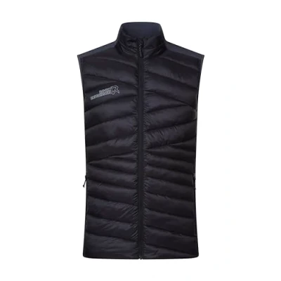 Afbeelding van Rock Experience REMV01521 C289 LANCELOT HYBRID MAN VEST herenjas 0208 CAVIAR+1323 EBONY L