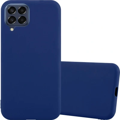 Afbeelding van Cadorabo Hoesje geschikt voor Samsung Galaxy M33 5G in CANDY DONKER BLAUW Beschermhoes gemaakt van flexibel TPU silicone Case Cover