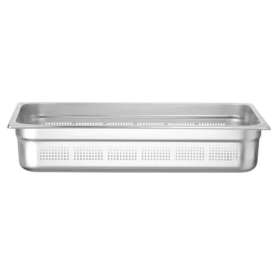 Afbeelding van Hendi Gastronormbak 1/1 geperforeerd, RVS, 10 cm diepte, 32,5(b)x53(d)x10(h)cm, 802229