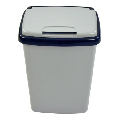 Afbeelding van Afvalbak Vepa Bins bekerinzet 5 gaats 50 liter grijs