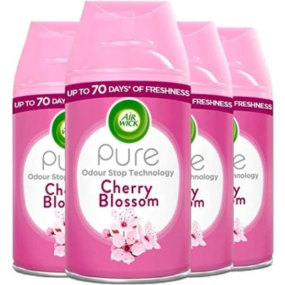 Afbeelding van Air Wick Freshmatic Automatische Spray Luchtverfrisser Cherry Blossom 4 x 250ml
