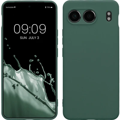 Afbeelding van kwmobile telefoonhoesje geschikt voor OnePlus Nord 4 5G Hoesje smartphone Precisie camera uitsnede In dennengroen