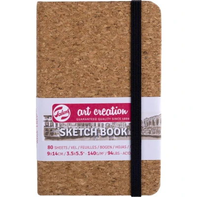 Afbeelding van Talens Art Creation Schetsboek, Kurk, 9 X 14 Cm Schetsblok
