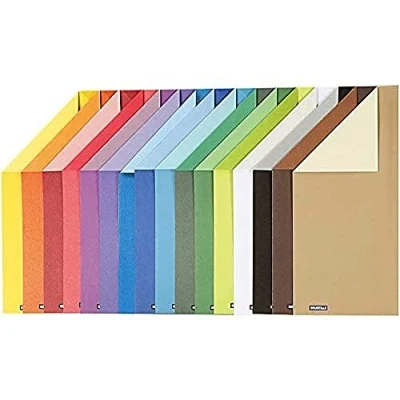 Afbeelding van Creotime papier color bar A4 21 x 29,7 cm 16 stuks