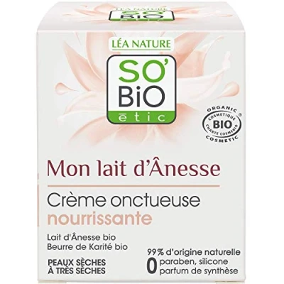 Afbeelding van SOBIO Voedende cr�me Ezelmelk 50ML