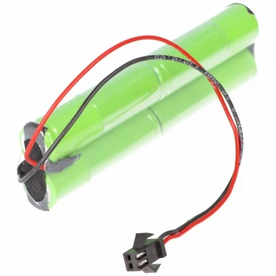 Afbeelding van Noodverlichting batterij NiMH 4.8V 1500mAh L2x2 met kabel en stekker vervangt ELUBAT 137 875/137875