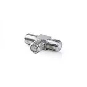 Afbeelding van F connector T splitter 3x vrouwelijk Nedis