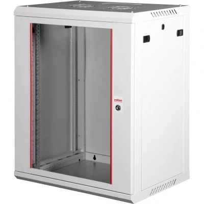 Afbeelding van ROLINE 19 inch wandbehuizing Basic Plus 15U, 600x450 BxT grijs