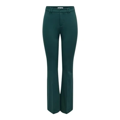 Afbeelding van Only Onlpeach Mw Flared Pant Tlr Noos 15298660 Donkergroen Dames The Stone