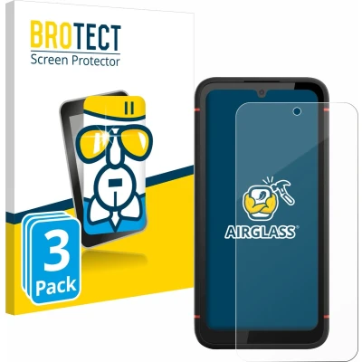 Afbeelding van BROTECT Glas Screen Protector voor Gigaset GX4 / Pro (3 Stuks) Schermbeschermer [9H Hardheid, Beschermglas Folie niet Gehard Glas]