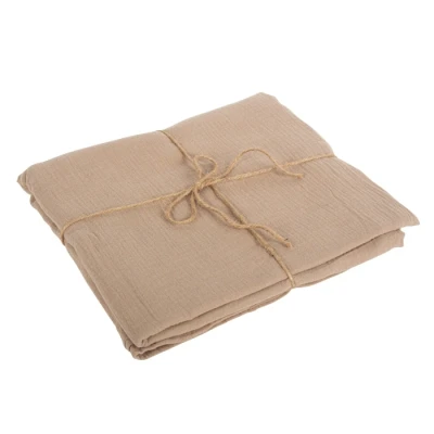 Afbeelding van Tafelkleed katoen taupe